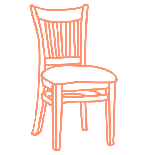 Chaise rembourrée